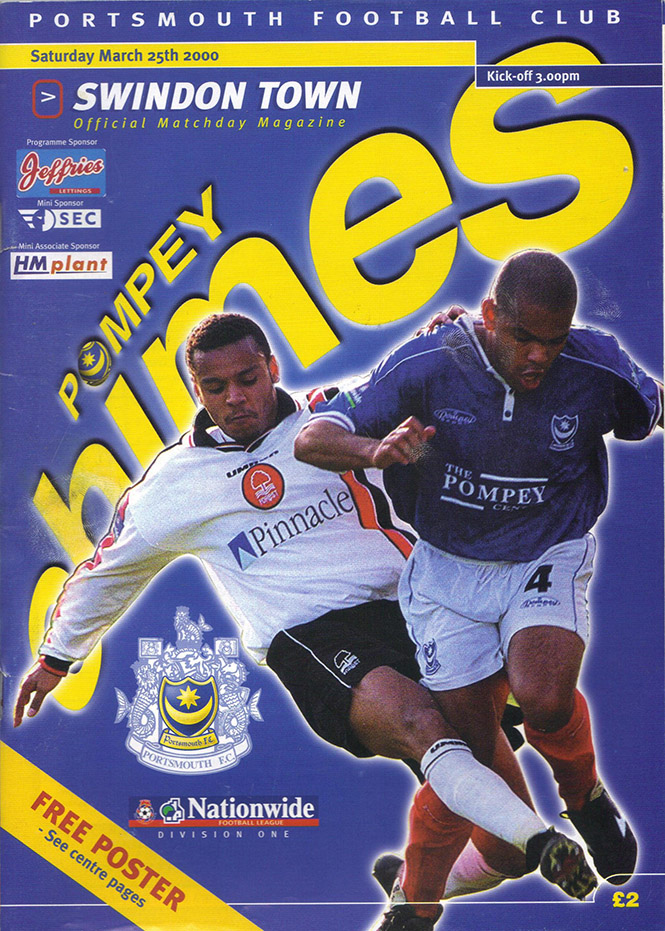 <b>Saturday, March 25, 2000</b><br />vs. Portsmouth (Away)